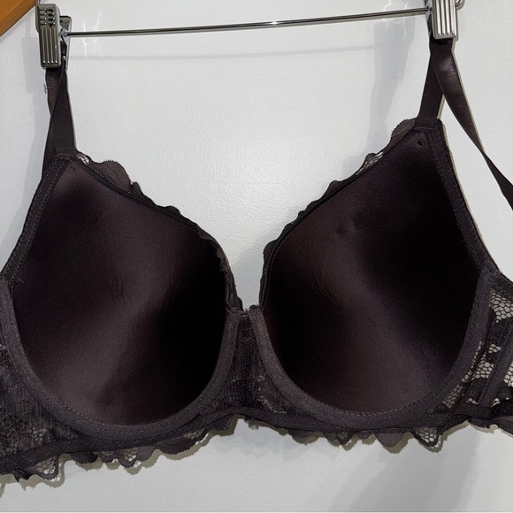 NWOT Adrienne Vittadini Studio Everyday Bra Size 40DDD color GREY - Picture 7 of 8